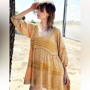 Billy T Farmer’s Market Dress Golden Size Medium NWT